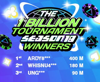1 Billion Tournament Season 18 Winners